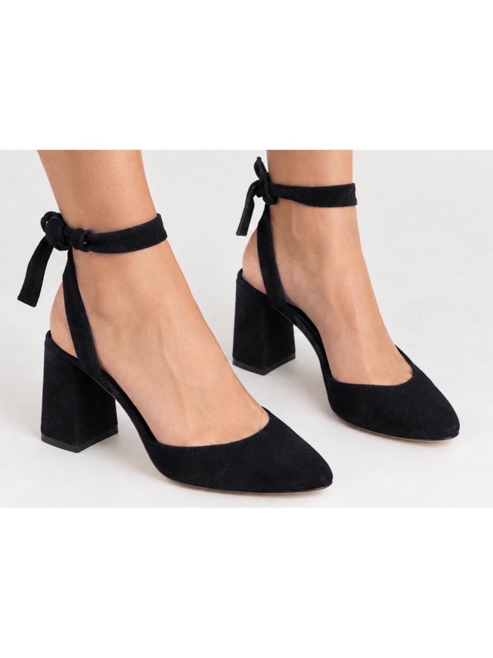 Club Monaco suede Mary Jane heels with buckle straps NEW
